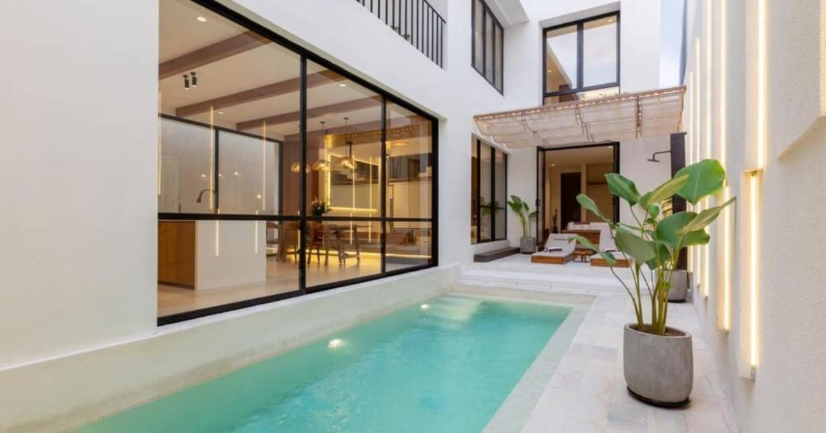 Vila Hak Milik Villa Mewah Freehold Baru 3br Di Canggu in Canggu