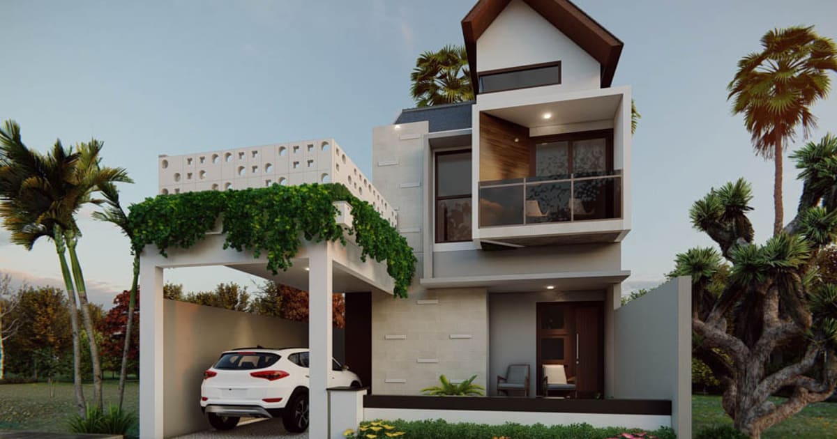 Freehold Property 3 Bedroom Semi Villa House Near Sanur in Sanur Residential