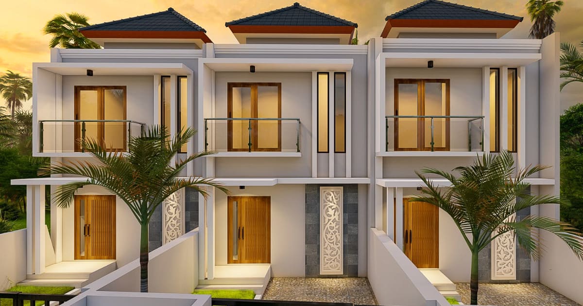 Freehold Property Modern Bali House Type 76 In Peguyangan in Denpasar Utara