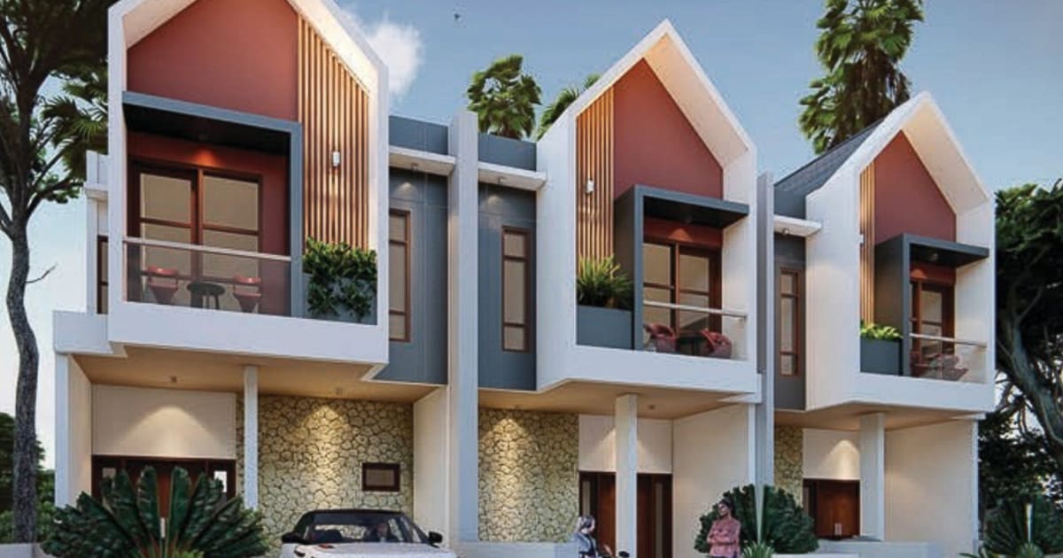 Freehold Property Rumah Mewah Desain Suka Suka Tipe 75 Di Renon in Renon
