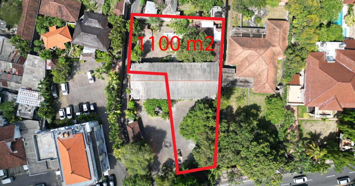 Freehold Land Land On Main Street Sanur in Sanur Beach