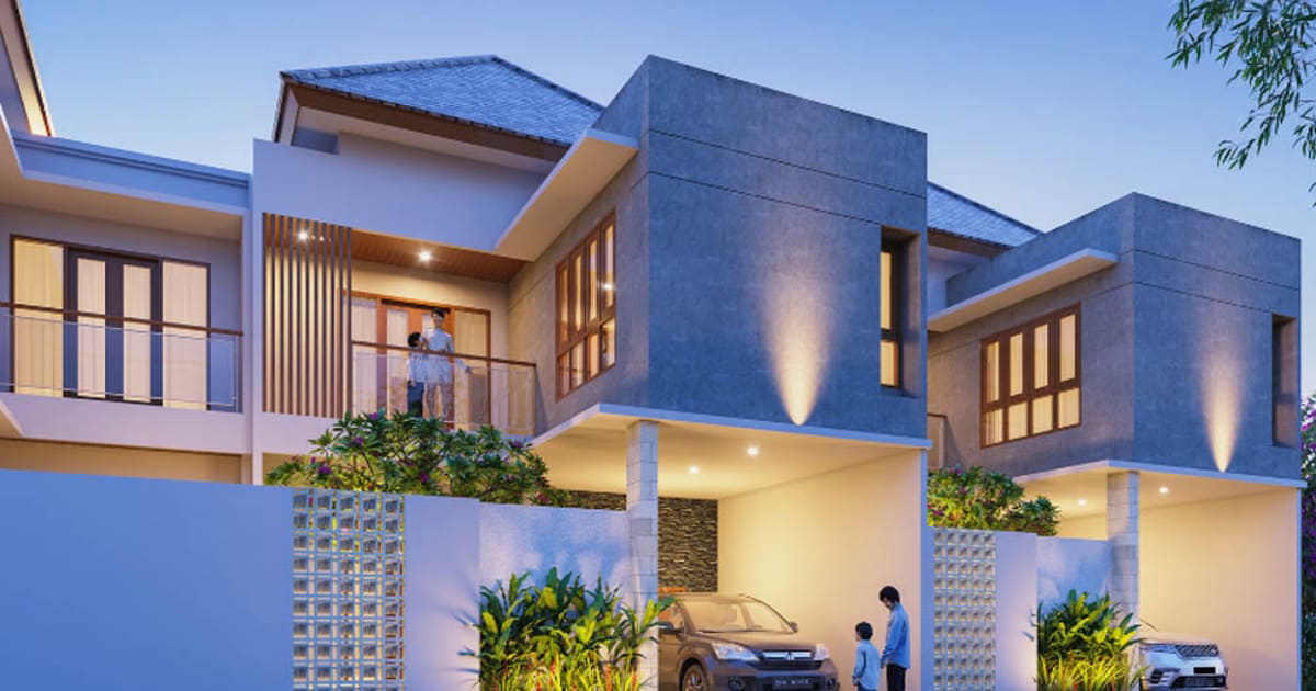 Freehold Villa Modern Villa Type 216 In Sanur in Sanur Residential