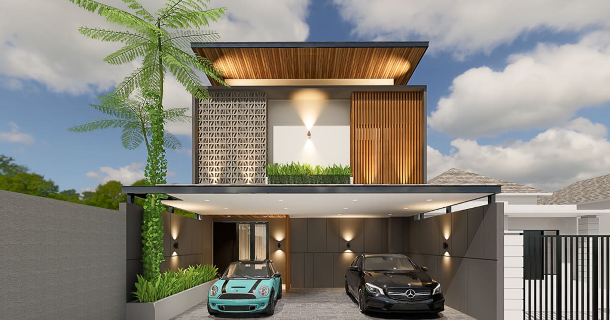 Freehold Property Modern Contemporer House In Mahendradata in Denpasar Barat