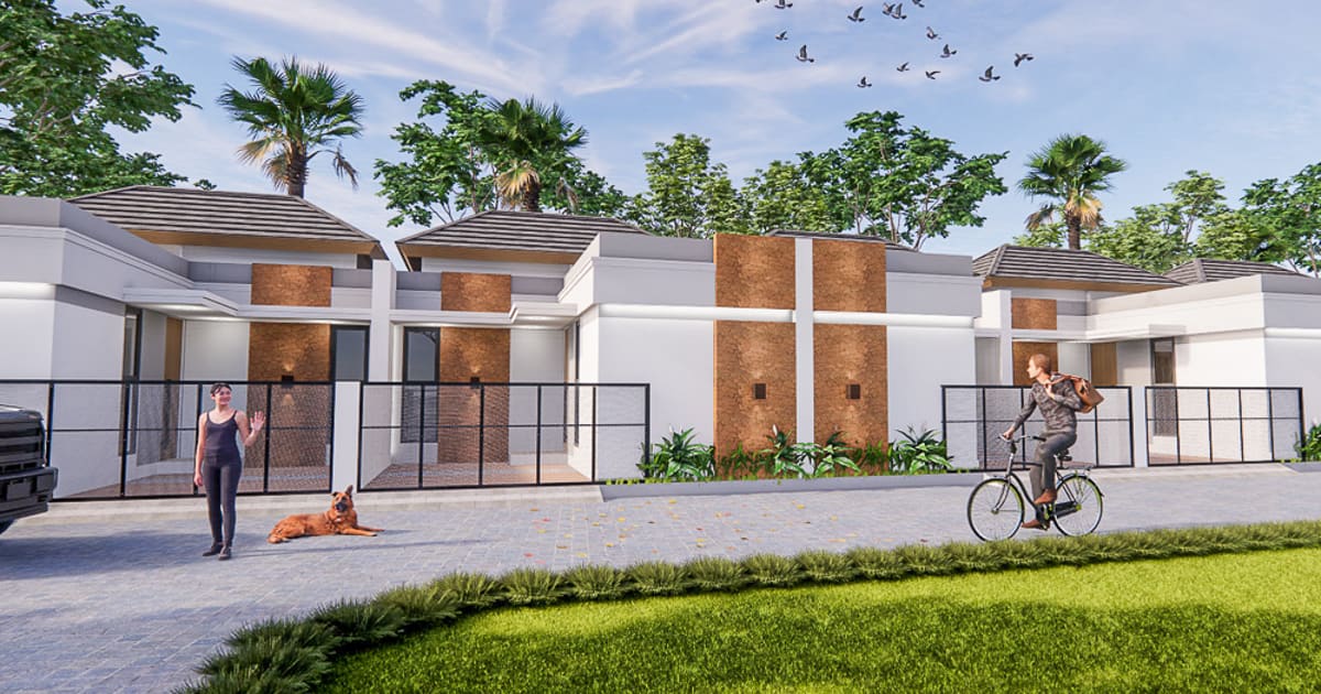 Freehold Property Modern House Type 40 In Kertalangu in Denpasar Timur