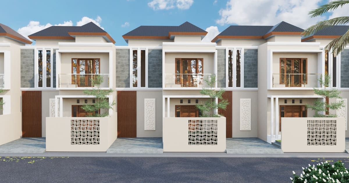Freehold Property Modern Tonwhouse In Gatsu Barat in Denpasar Barat