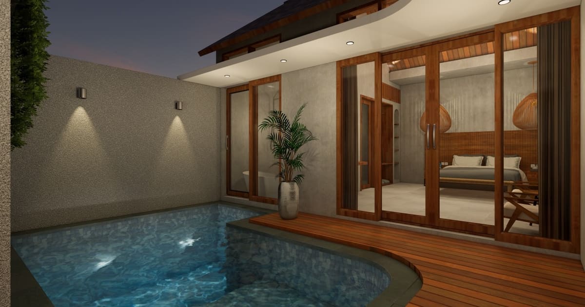 Leasehold Villa Tropical Suite Villa In Sanur in Sanur Residential
