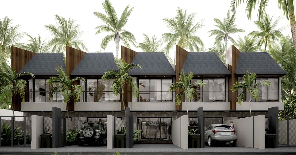 Freehold Property Strategic Modern 2br House In Sunset Road in Kuta