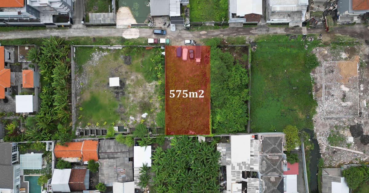 Freehold Land Land Near Imambonjol in Denpasar Barat
