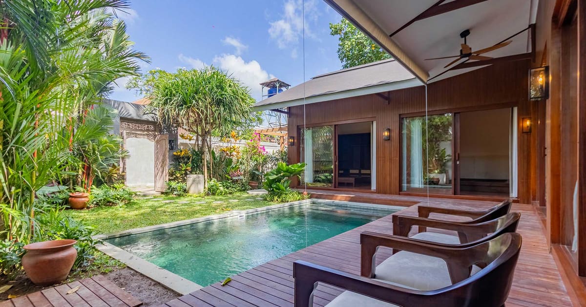 Vila Leasehold Villa Tropis Indah 3br Di Bagian Pantai Sanur in Sanur Beach
