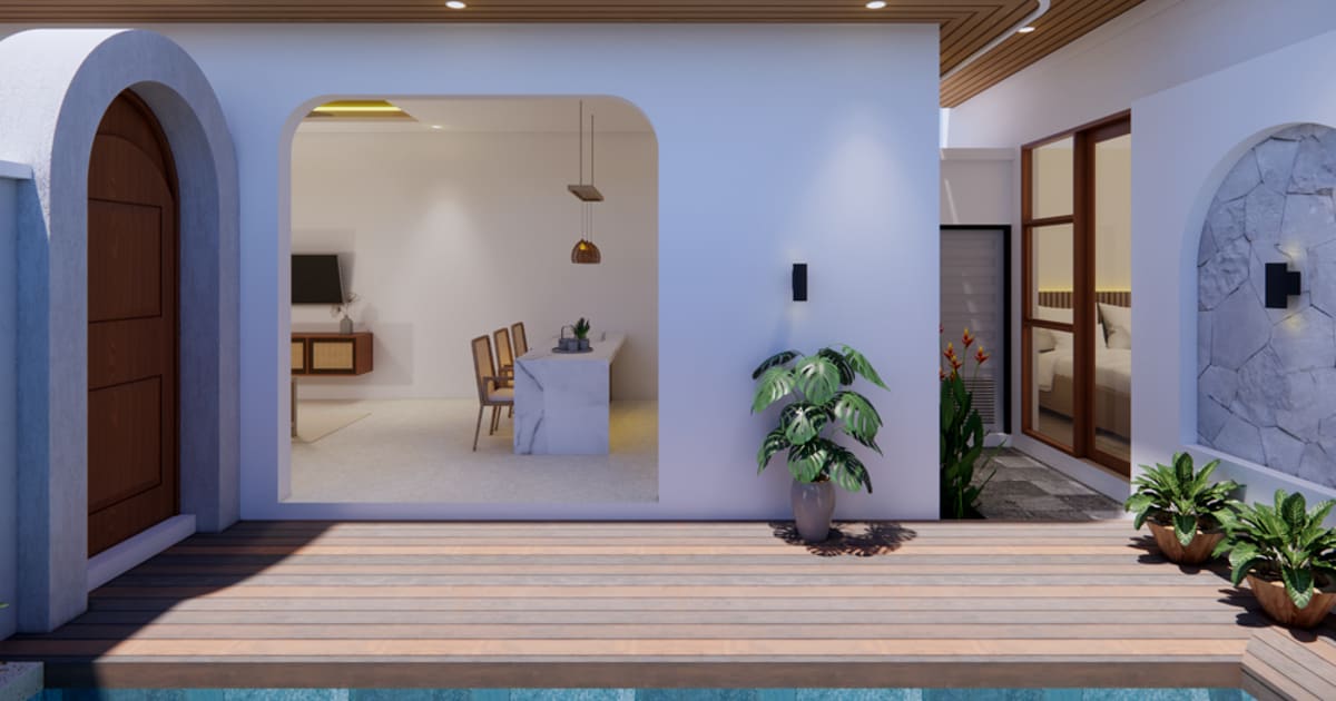 Freehold Property Balinese Modern Style Villa In Nusa Dua in Nusa Dua