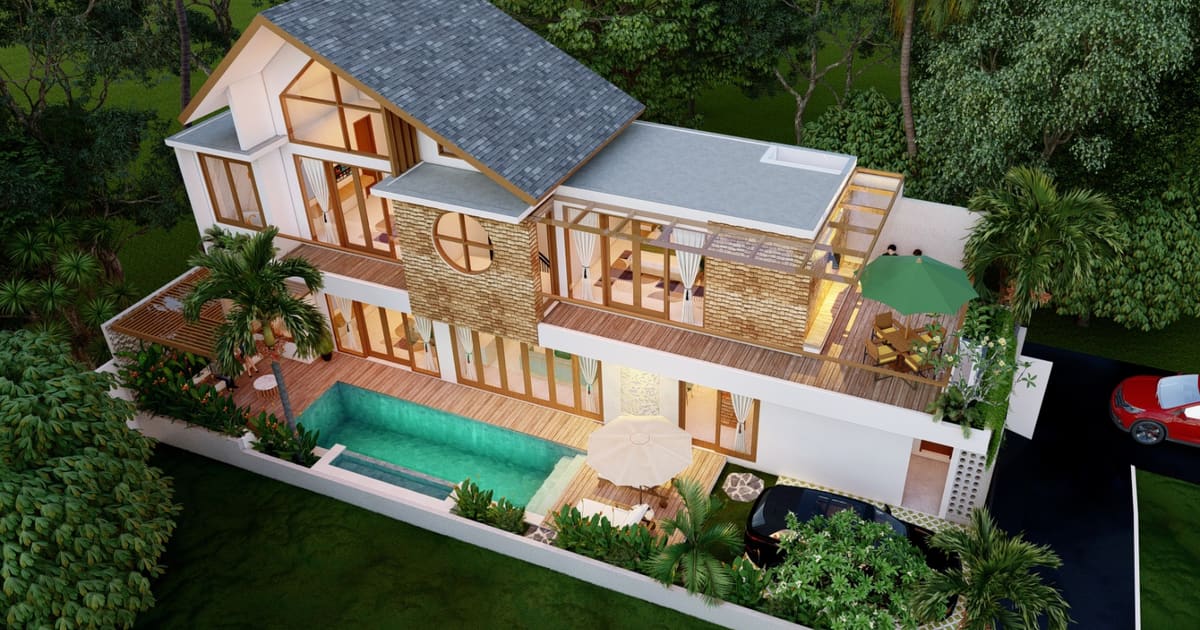Leasehold Villa Modern Offplan 4br Villa In Sanur Beachside in Sanur Beach