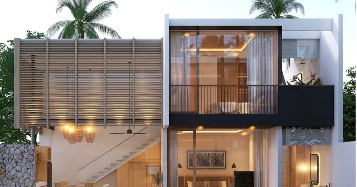 Vila Leasehold Villa Mewah Modern 2br Disewakan Di Nusa Dua in Nusa Dua