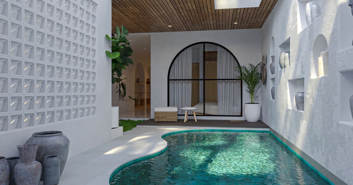 Vila Leasehold Villa Indah 3br Disewakan Di Kerobokan in Kerobokan