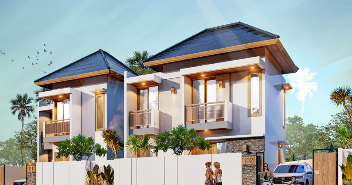 Freehold Property Modern House In Kebo Iwa in Denpasar Barat