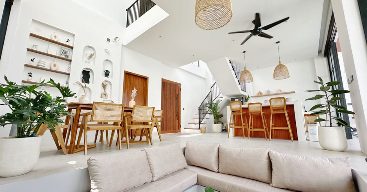 Freehold Property Mediterranean Style 3br Villa In Canggu in Canggu