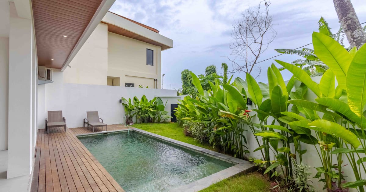 Freehold Property Modern Tropical 4 Br Villa In Tumbak Bayuh in Canggu