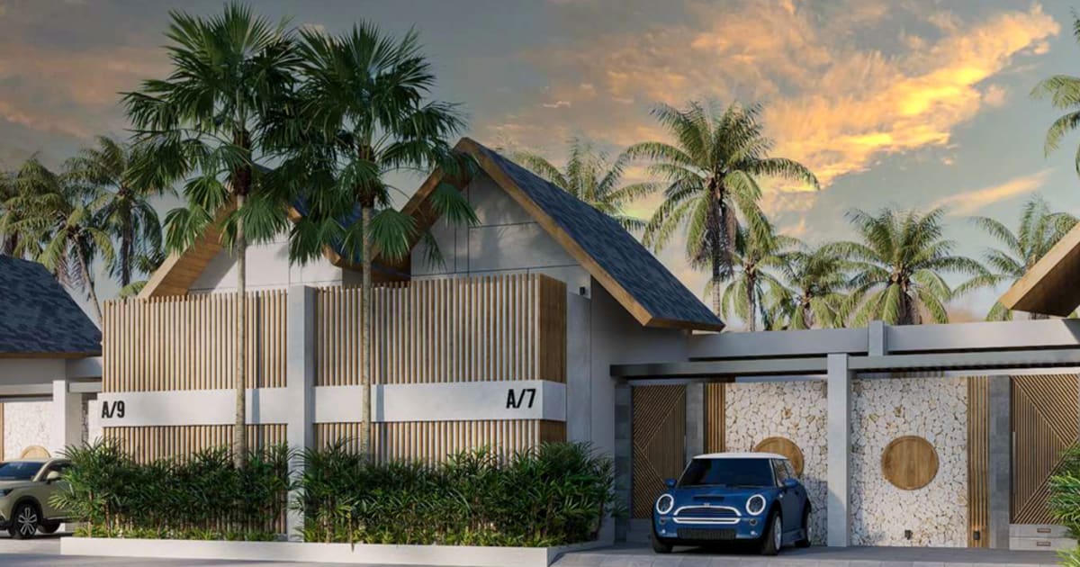 Freehold Villa Modern Minimalist Villa In Canggu in Canggu