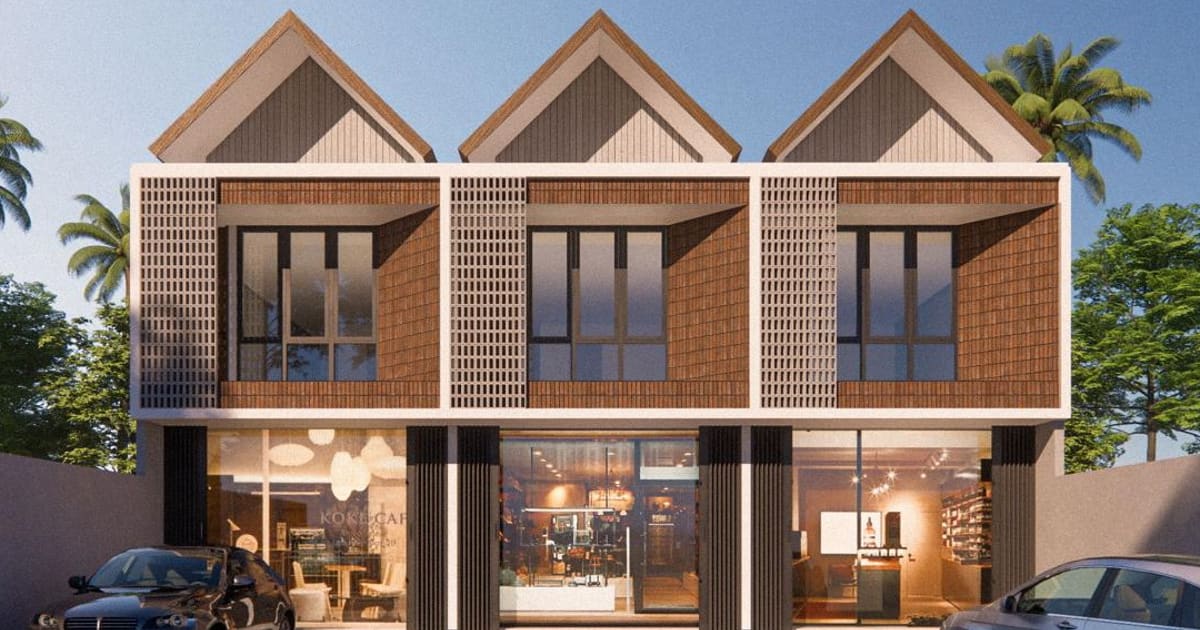 Commercial New Commercial Shophouses On Kebo Iwa in Denpasar Barat