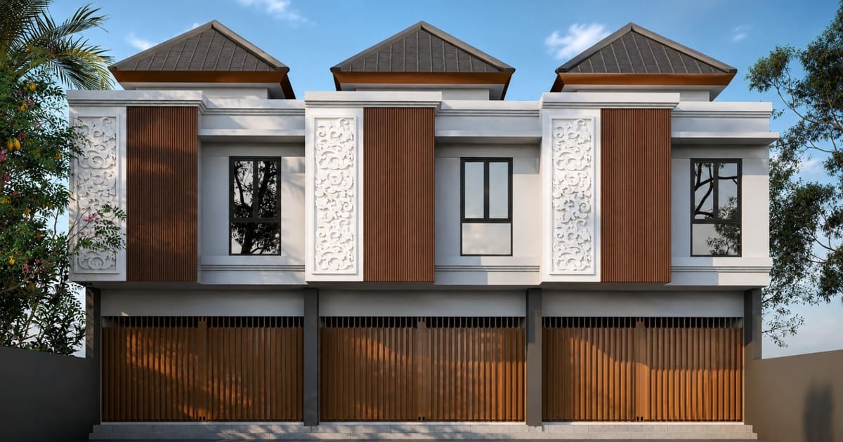 Commercial Two-Storey Shophouses For Sale In Renon in Renon