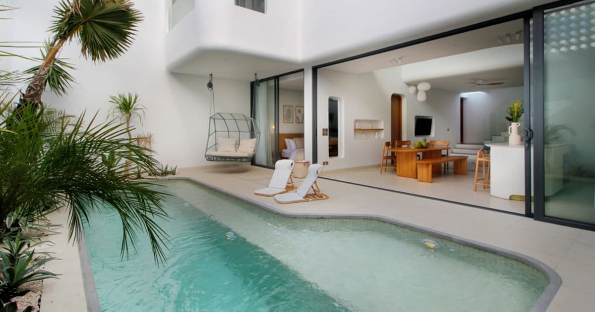 Freehold Villa Vibrant 3br Mediterranean Villa In Canggu in Canggu