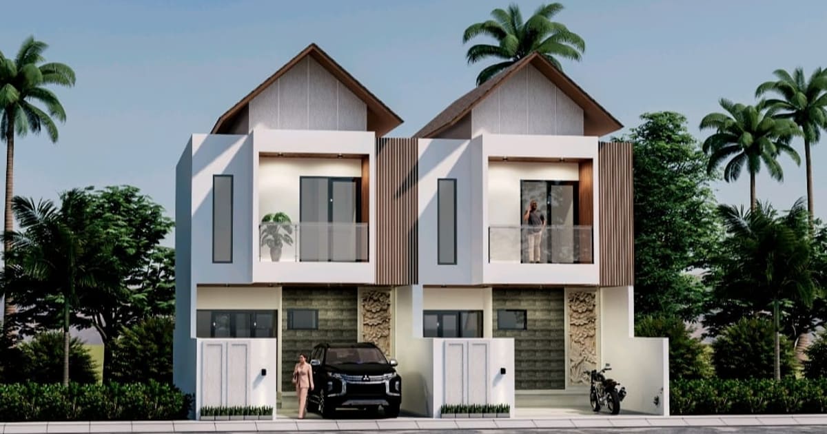 Properti Hak Milik Rumah Modern 3br Di Renon in Renon