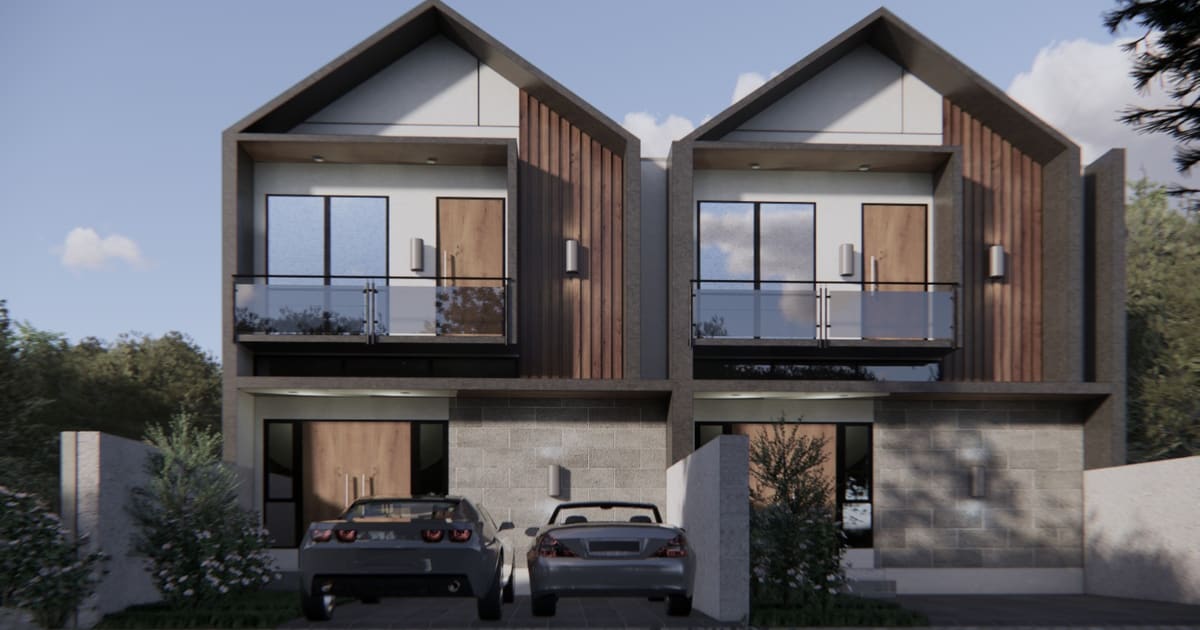 Freehold Property Modern Minimalist 3 Br House In Denpasar in Denpasar Barat