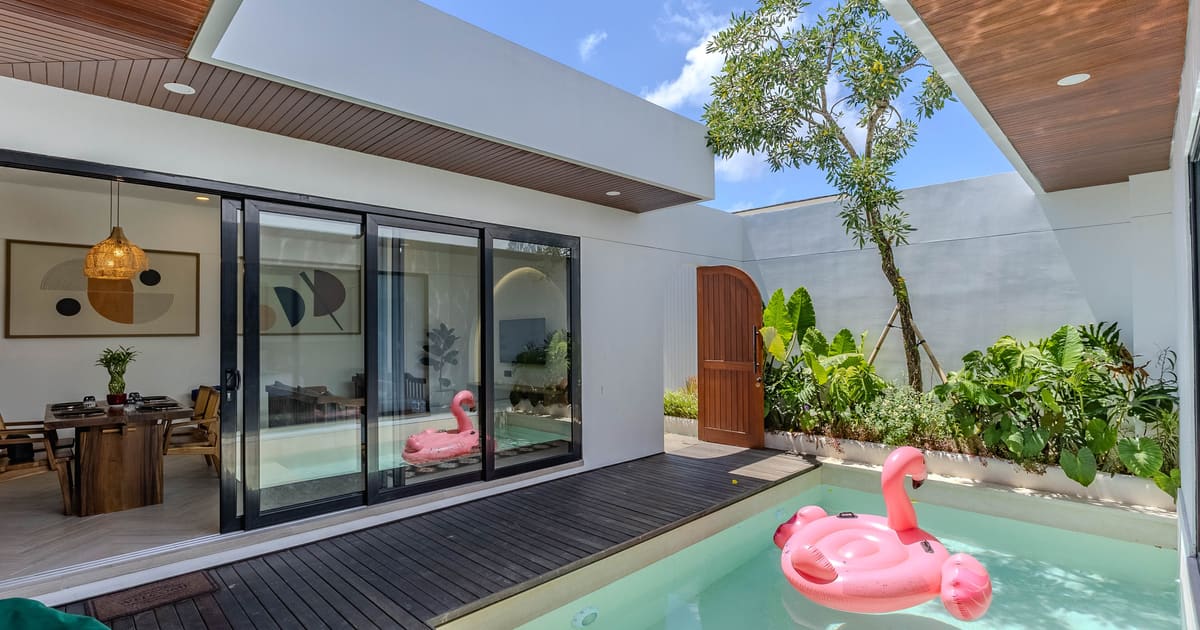 Properti Hak Milik Villa Mediterranenan Tropikal 2br Di Jimbaran in Jimbaran