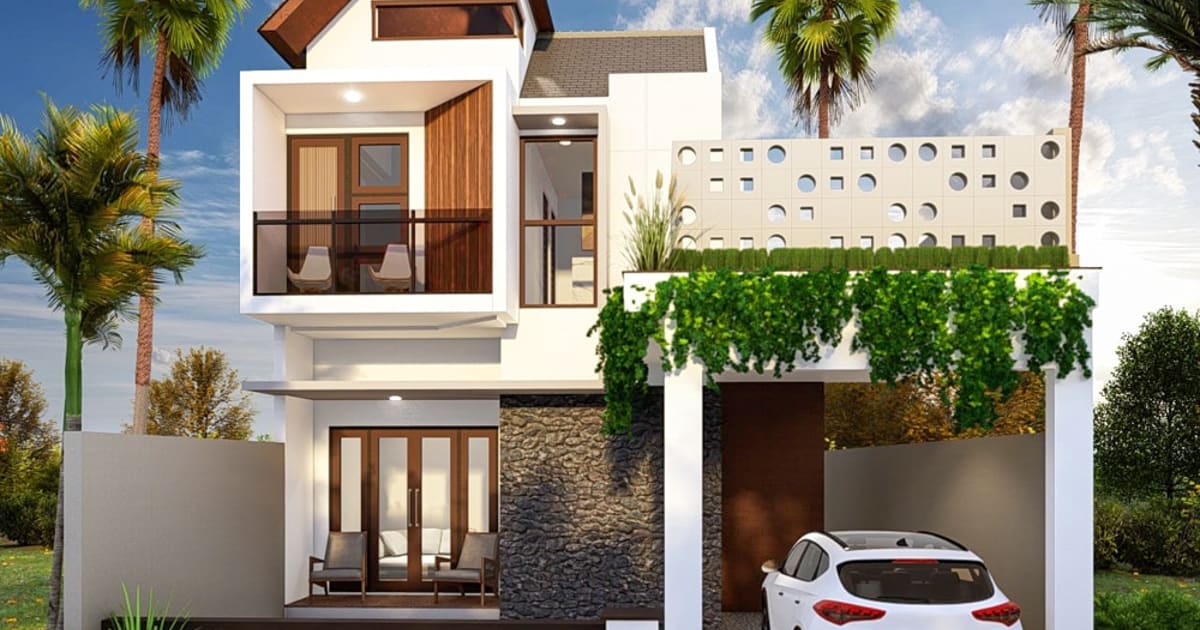 Freehold Property Modern Minimalist Home In South East Denpasar Near Sanur in Denpasar Selatan