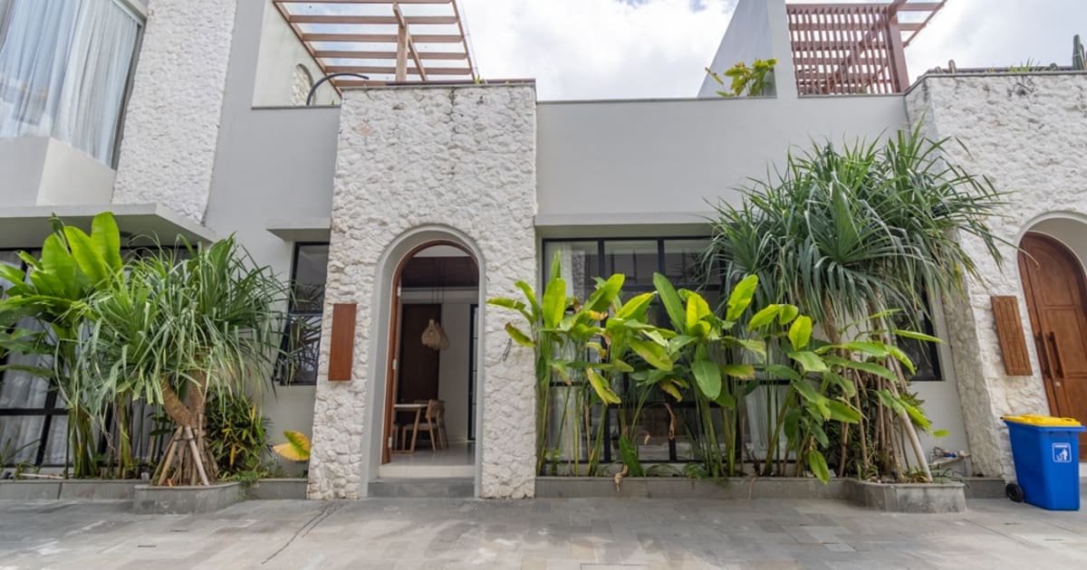 Freehold Villa Tropical Mediterranean 2br Villa In Canggu in Canggu