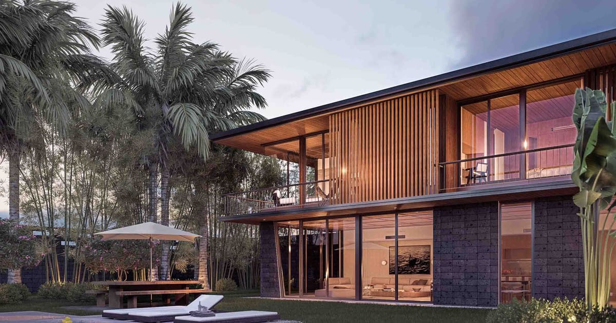 Freehold Villa Luxurious Modern Tropical Villa In Tabanan in Tabanan 
