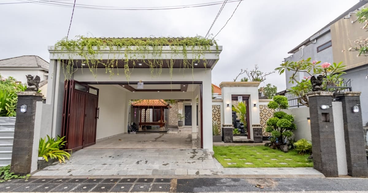 Freehold Property Modern 3br Balinese Style House In Renon in Renon