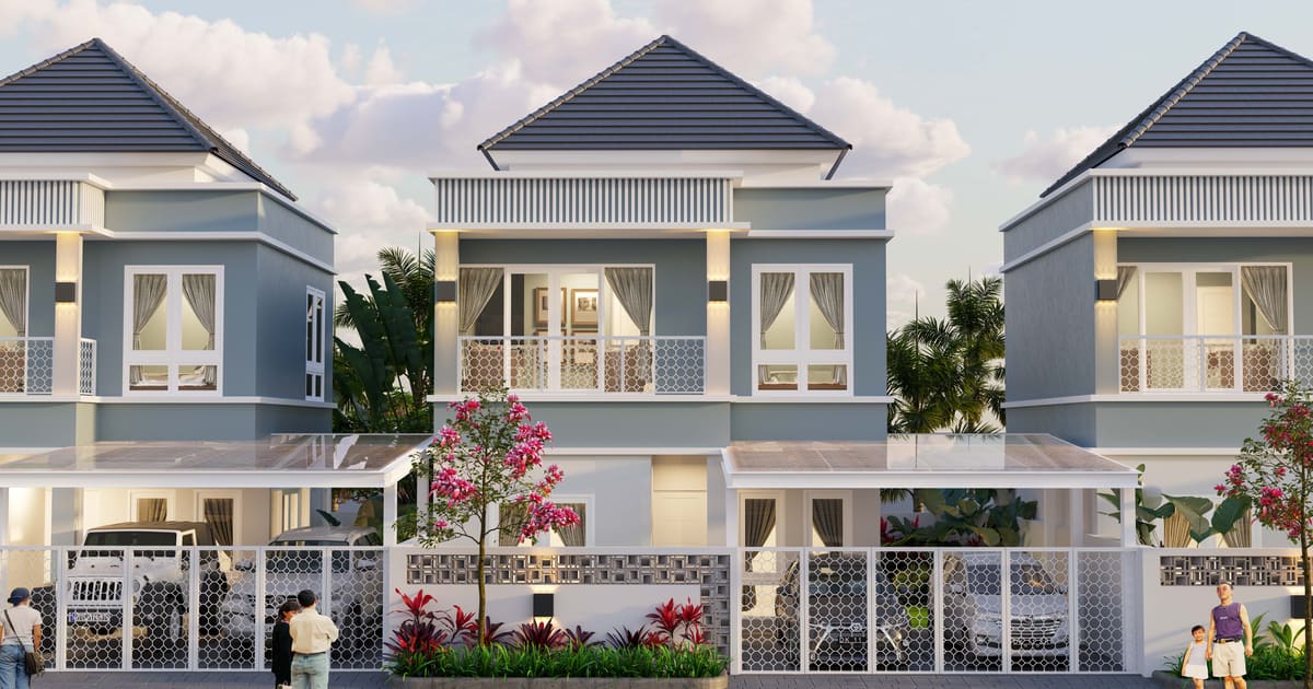 Freehold Property Modern House In One Gate Residence Mumbul in Nusa Dua