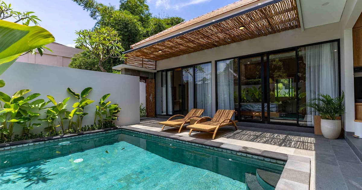 Freehold Villa Brand New Modern Tropical 2 Bedroom Villa In Ungasan in Ungasan