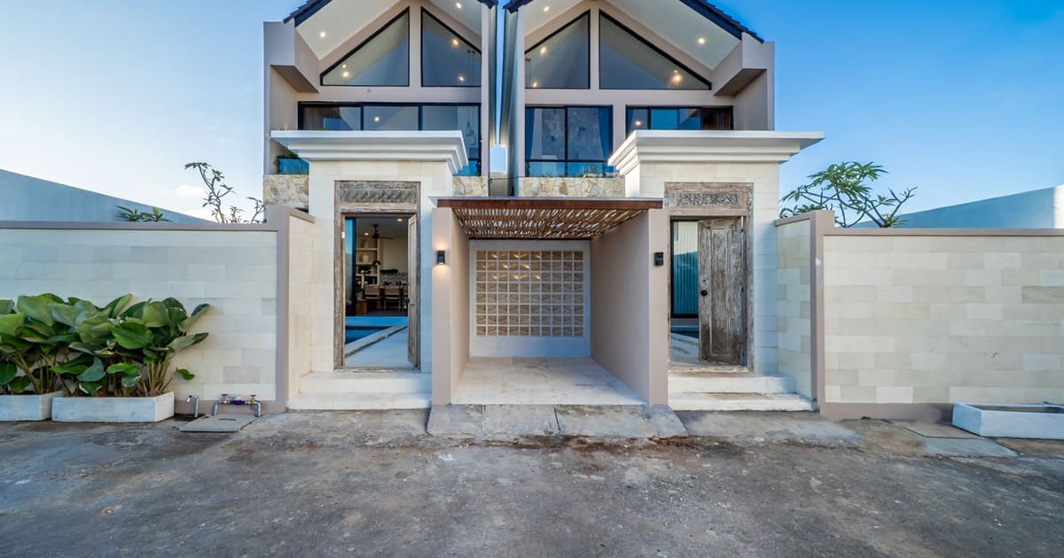 Freehold Villa Contemporary Tropical Villa For Investment in Ungasan