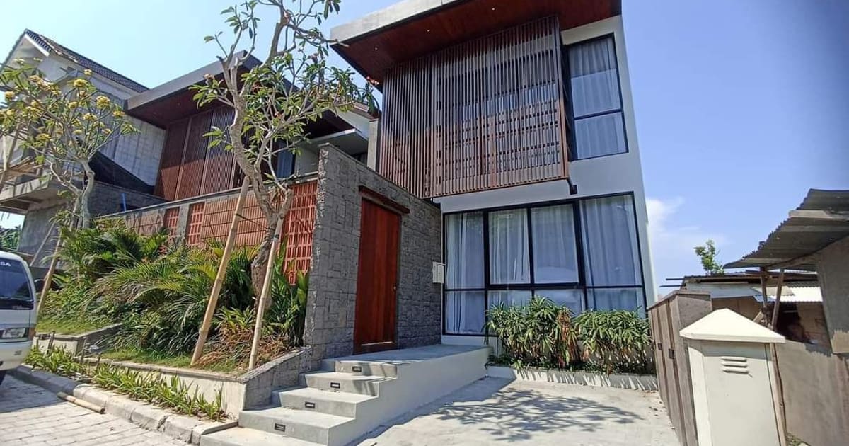 Vila Hak Milik Villa Modern Tropis Minimalis Di Canggu in Canggu