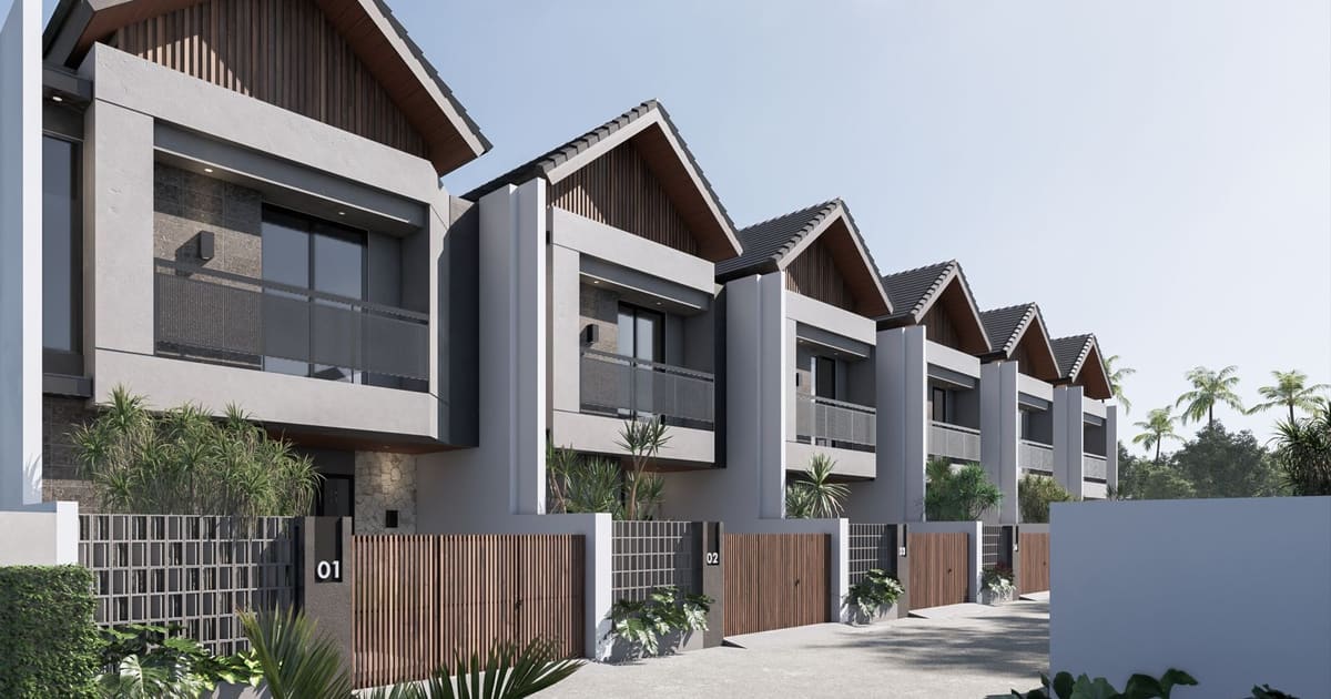 Properti Hak Milik Rumah 2-Lantai Modern Tropikal Di Tabanan in Tabanan 