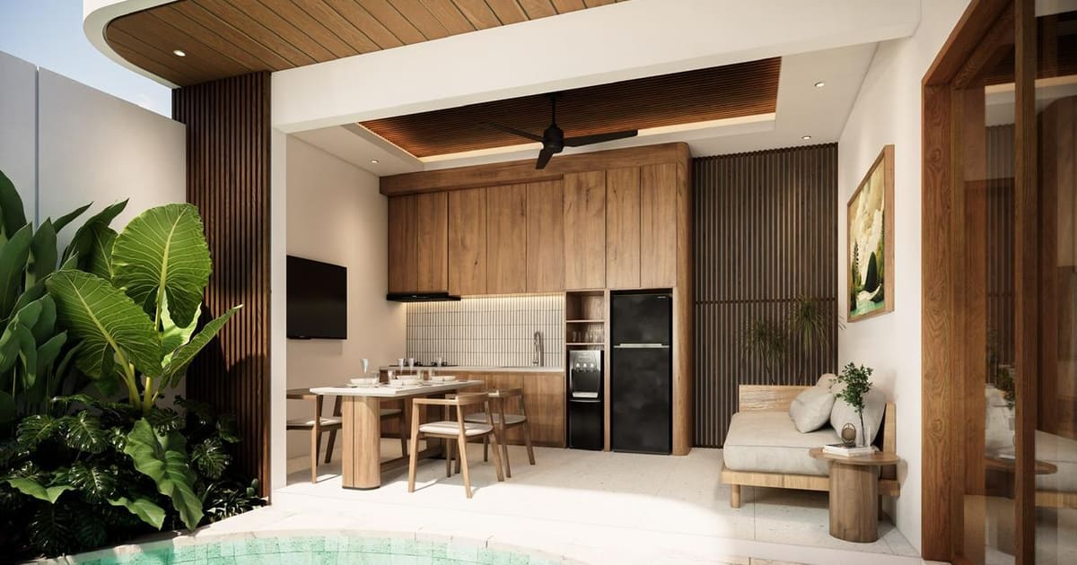 Vila Hak Milik Villa Modern Tropis 2 Kamar Tidur Dengan Plunge Pool Di Tabanan in Tabanan 