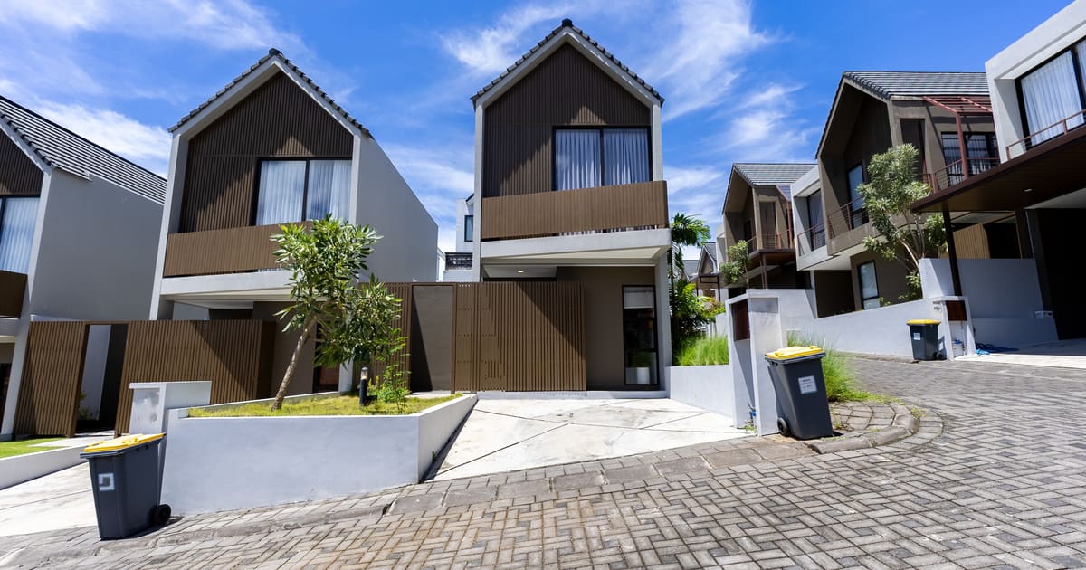 Freehold Property Scandinavian House One Gate System In Jimbaran in Jimbaran