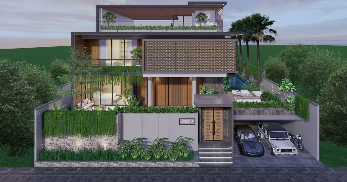 Freehold Villa Modern Tropical 5br Freehold Villa – Nusa Dua in Nusa Dua