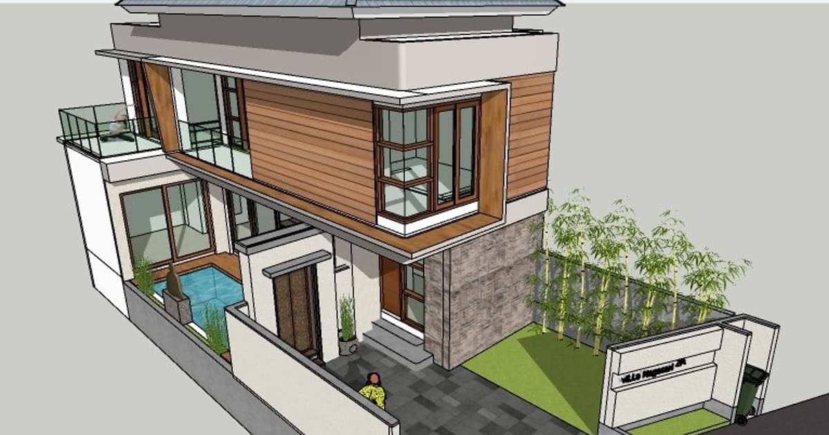 Properti Hak Milik Rumah Semi Villa 3 Kamar Di Penatih, Denpasar Timur in Denpasar Timur