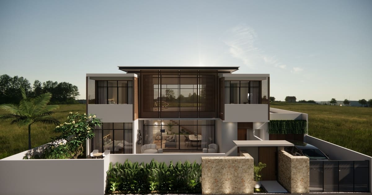 Vila Hak Milik Villa Off-Plan 3kt Mewah Di Ungasan in Ungasan