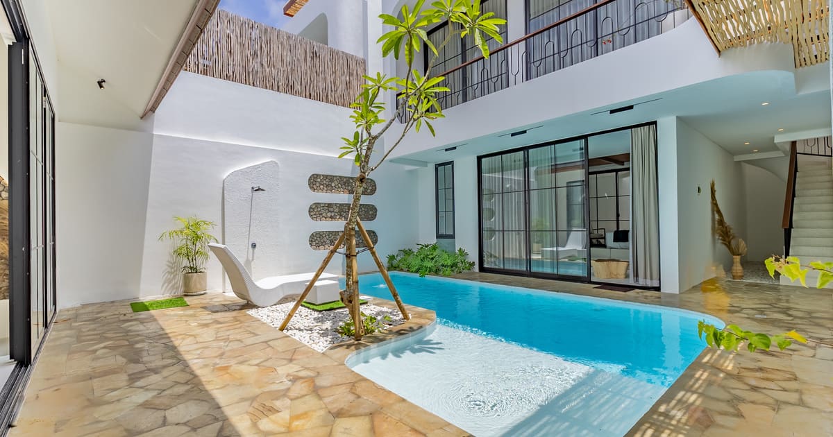 Vila Hak Milik Villa Modern Tropis Dengan Rooftop Di Ungasan in Ungasan
