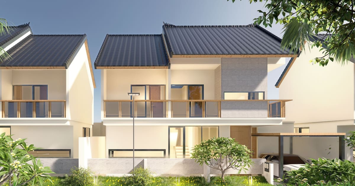 Properti Hak Milik Hunian Modern Nyaman Di Nangka Selatan – Rumah 2 Lantai Dengan Balkon Luas in Denpasar Utara