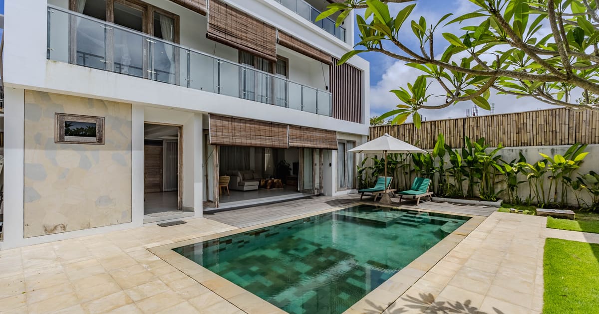 Vila Hak Milik Villa Tropikal Modern 3kt Di Kutuh in Nusa Dua