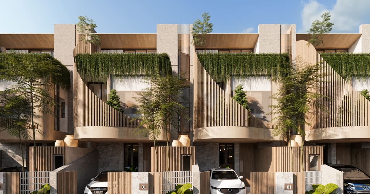 Vila Hak Milik Limited Collection Villa Modern Tropical Di Brawa in Berawa