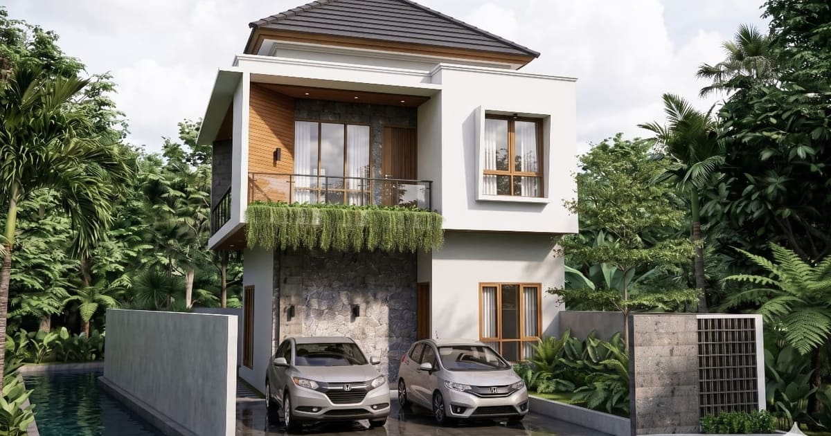 Properti Hak Milik Freehold Modern Tropical House  – Gatsu Tengah Denpasar in Denpasar Utara