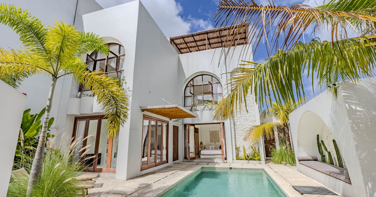 Vila Hak Milik Villa Tropical Modern 3 Kamar Tidur Dengan Rooftop Ocean View Di Ungasan in Ungasan