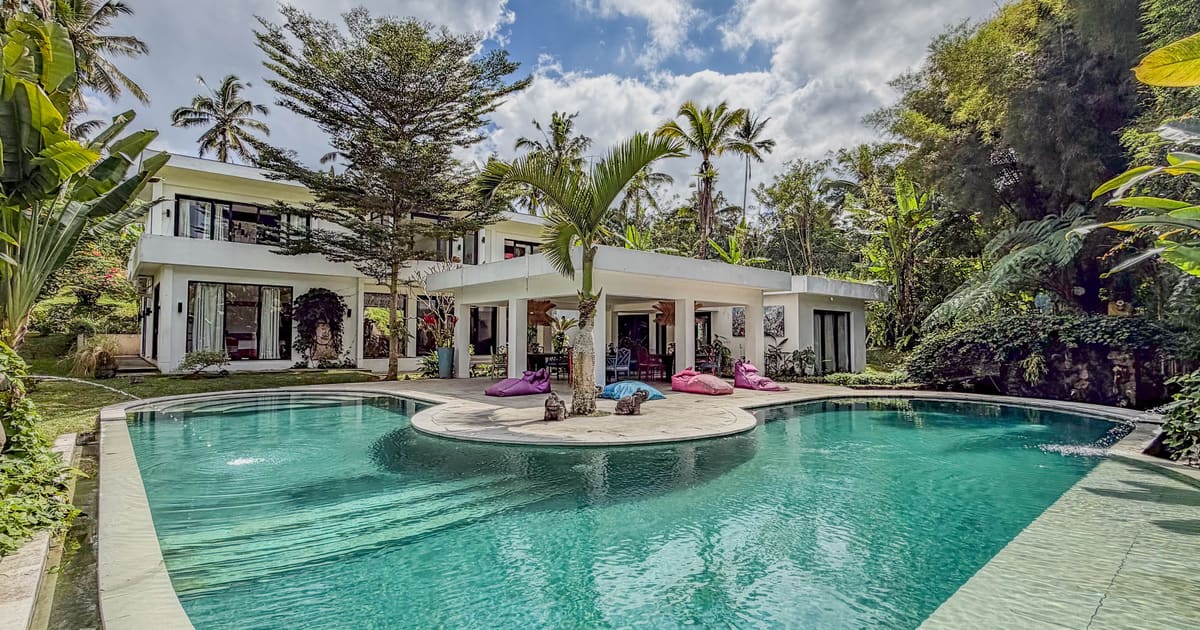 Freehold Villa Luxury 6br Villa In Tegallalang With Panoramic View in Tegallalang