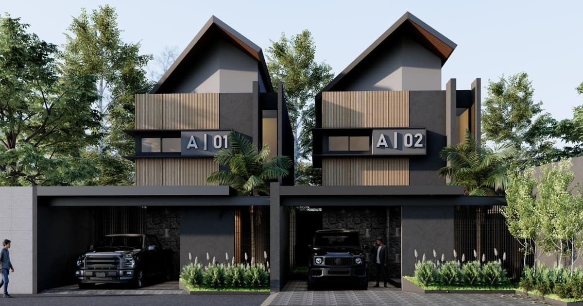 Properti Hak Milik Rumah Modern 3 Kamar Tidur Di Pedungan – Hunian Kontemporer Di Lokasi Strategis in Denpasar Selatan