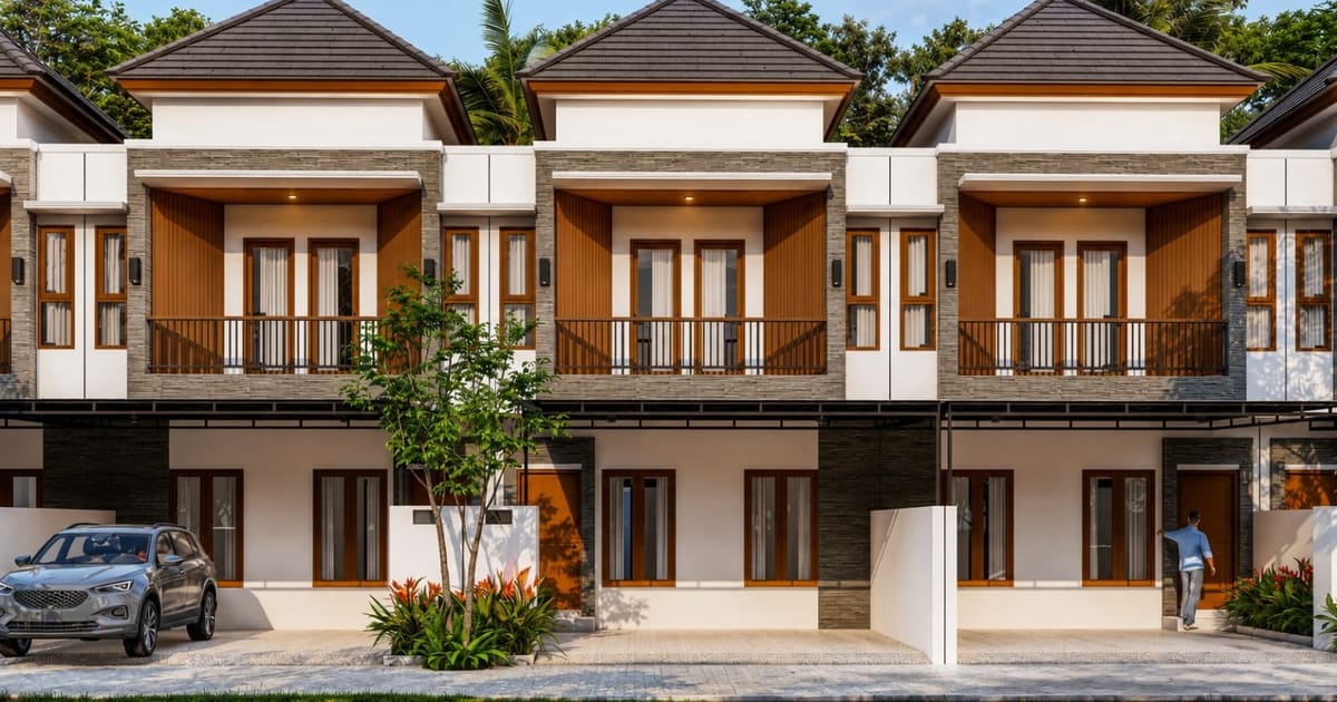 Properti Hak Milik Townhouse 2 Lantai Di Nusa Dua in Nusa Dua